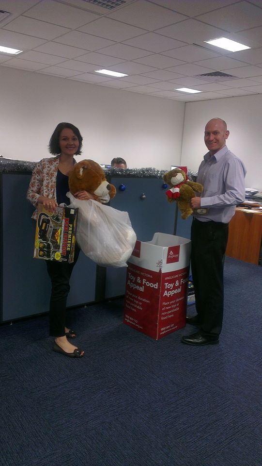 Collections for the Anglicare Christmas Appeal
