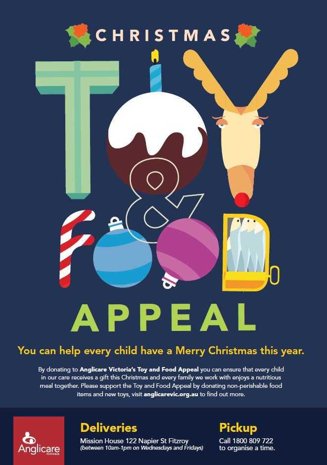 Anglicare Victoria 2012 Toy & Food Appeal