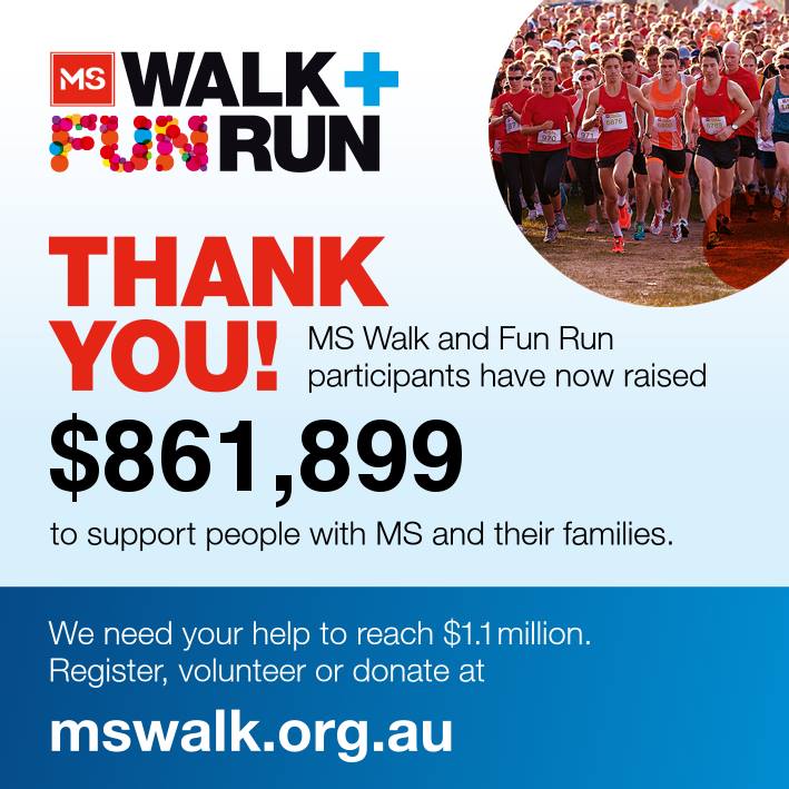 Supporting the MS Walk & Fun Run